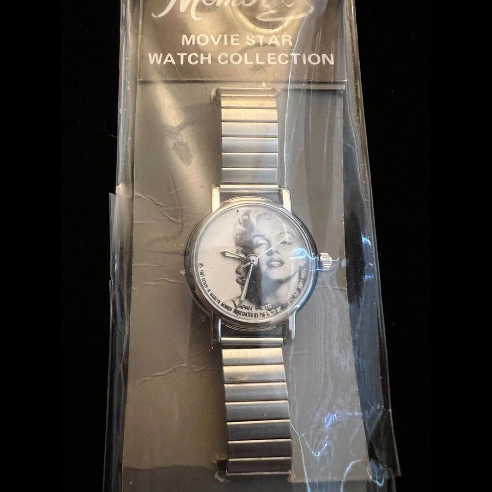 Vintage 1987 Marilyn Monroe Mechanical Wind Up Watch